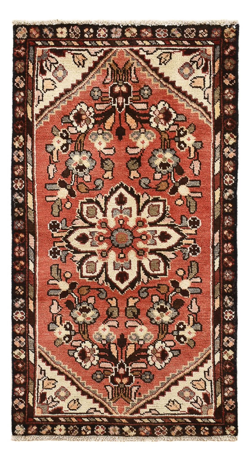 Persisk tæppe - Nomadisk - 120 x 65 cm - lysrød