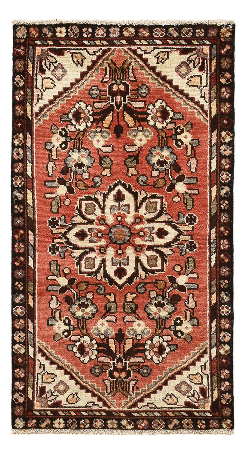 Persisk tæppe - Nomadisk - 120 x 65 cm - lysrød