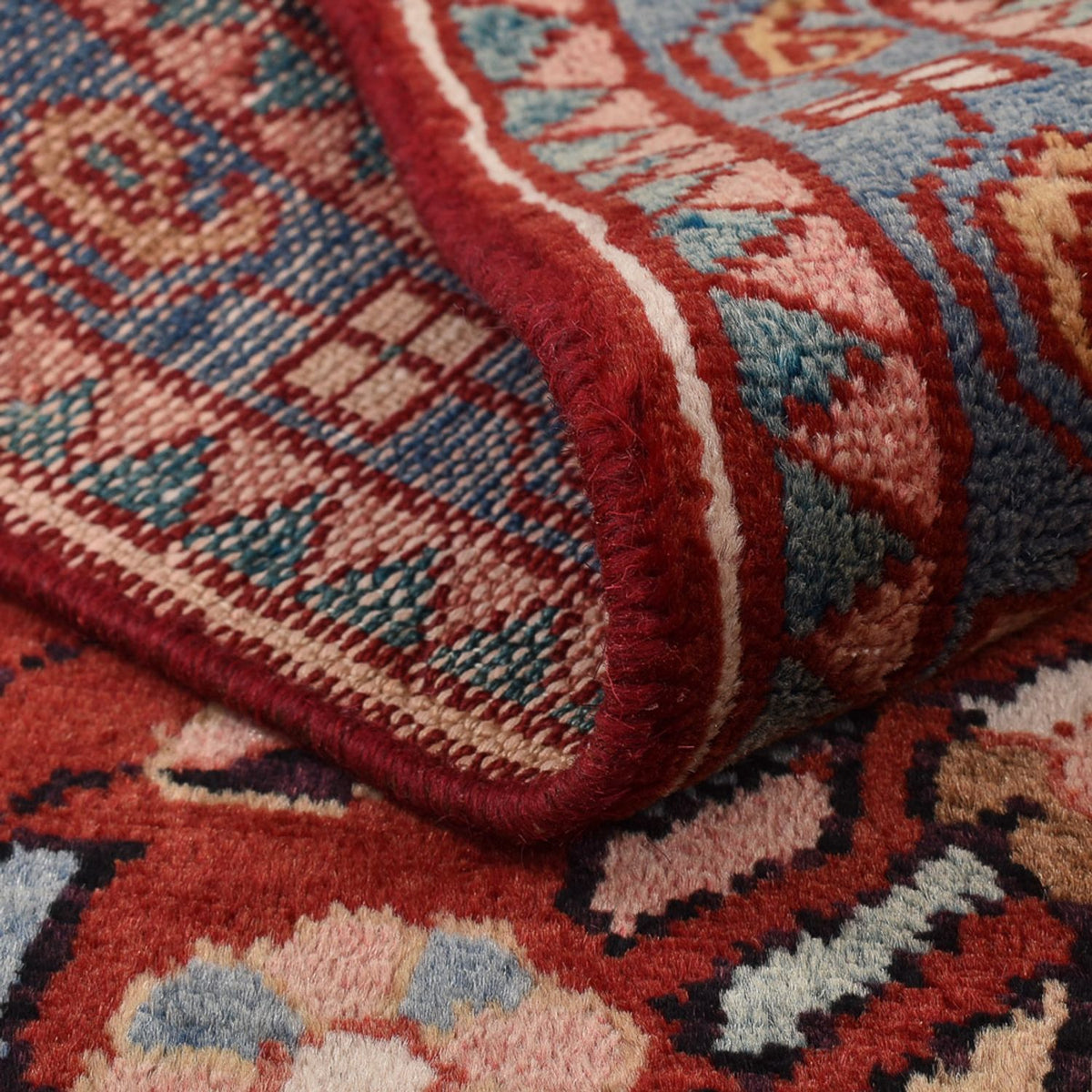 Persisk tæppe - Nomadisk - 131 x 72 cm - rød