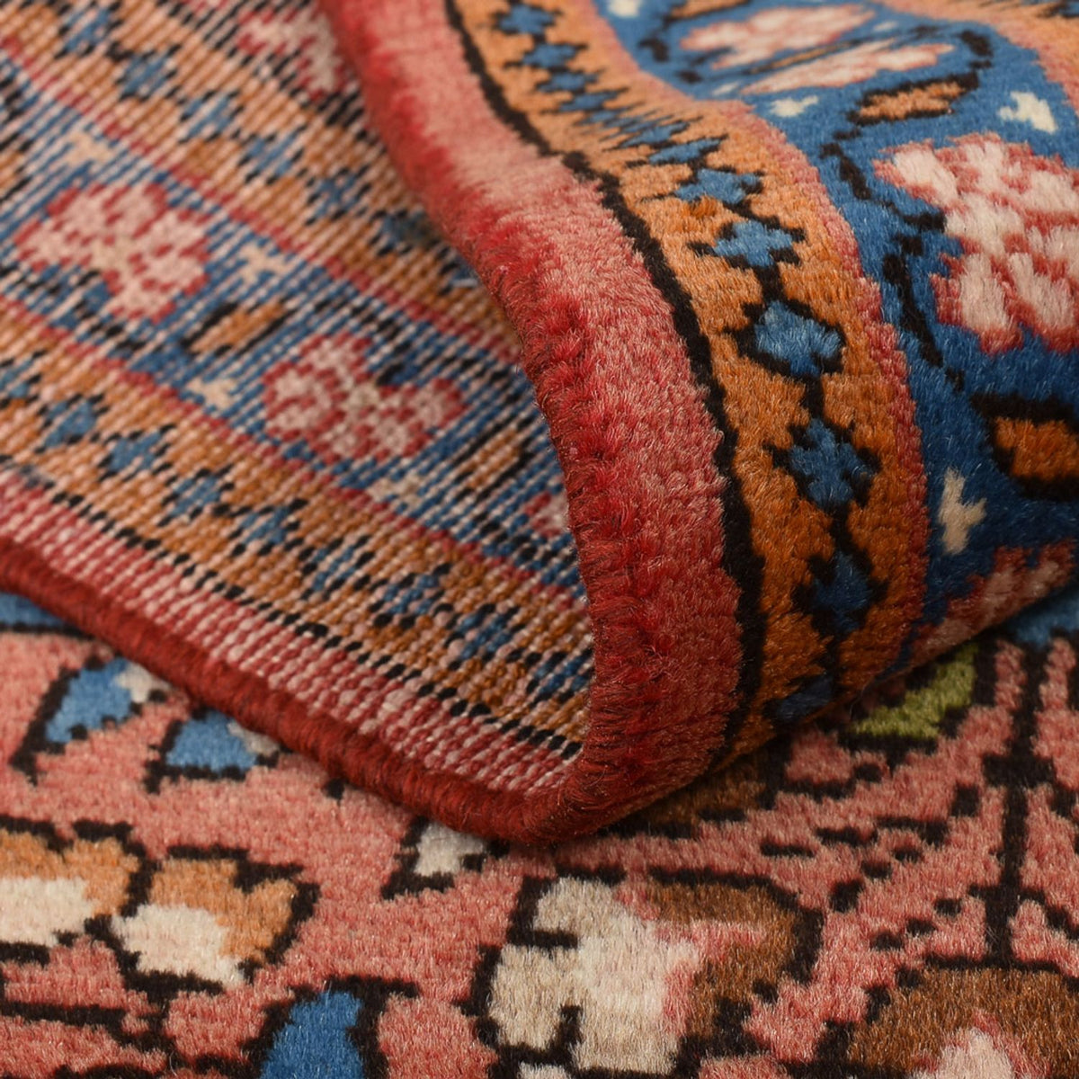 Persisk tæppe - Nomadisk - 126 x 71 cm - lysrød