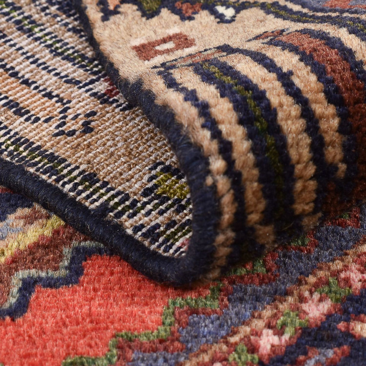 Persisk tæppe - Nomadisk - 119 x 70 cm - rød