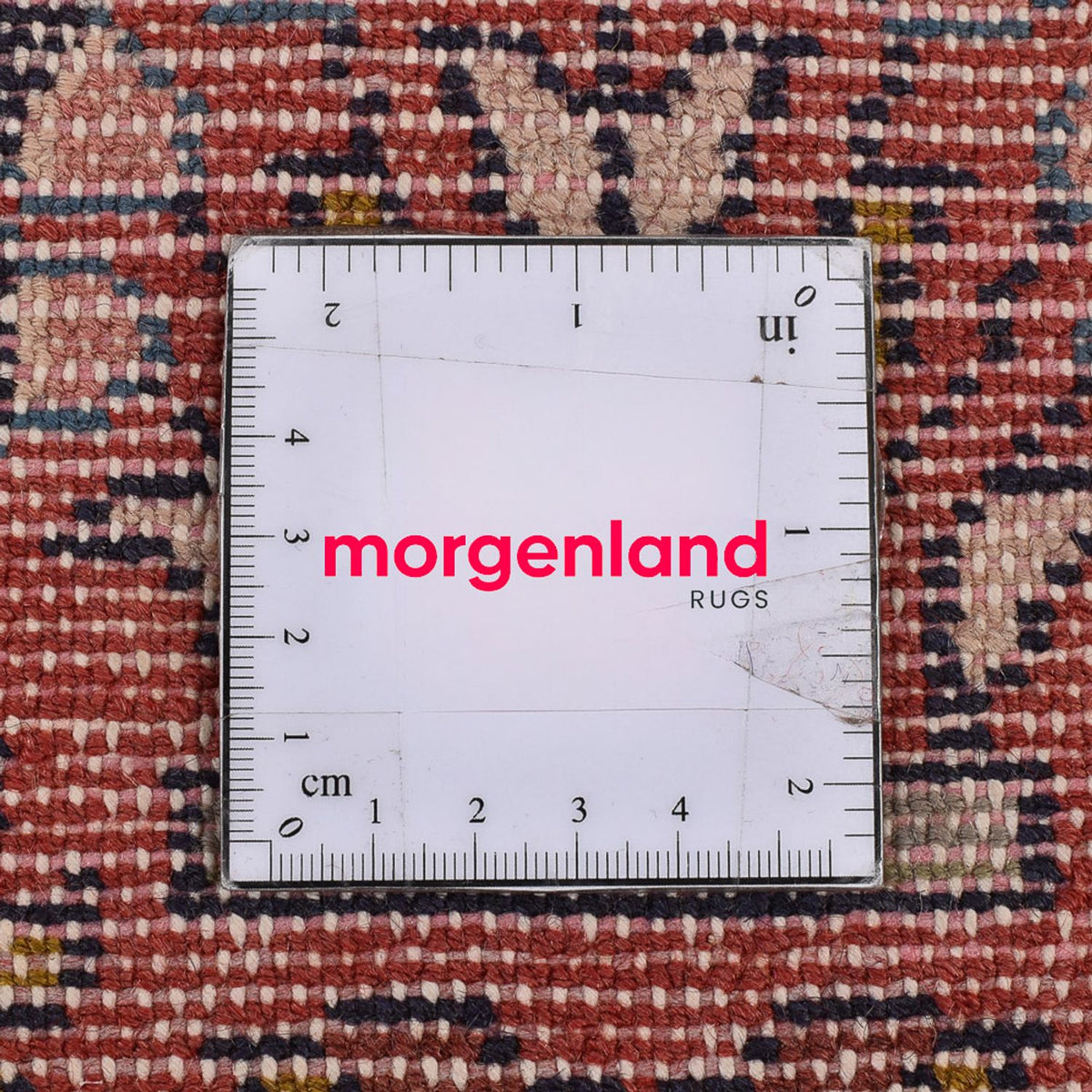 Persisk tæppe - Nomadisk - 132 x 75 cm - lysrød