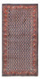 Persisk tæppe - Mir - 129 x 63 cm - mørkerød