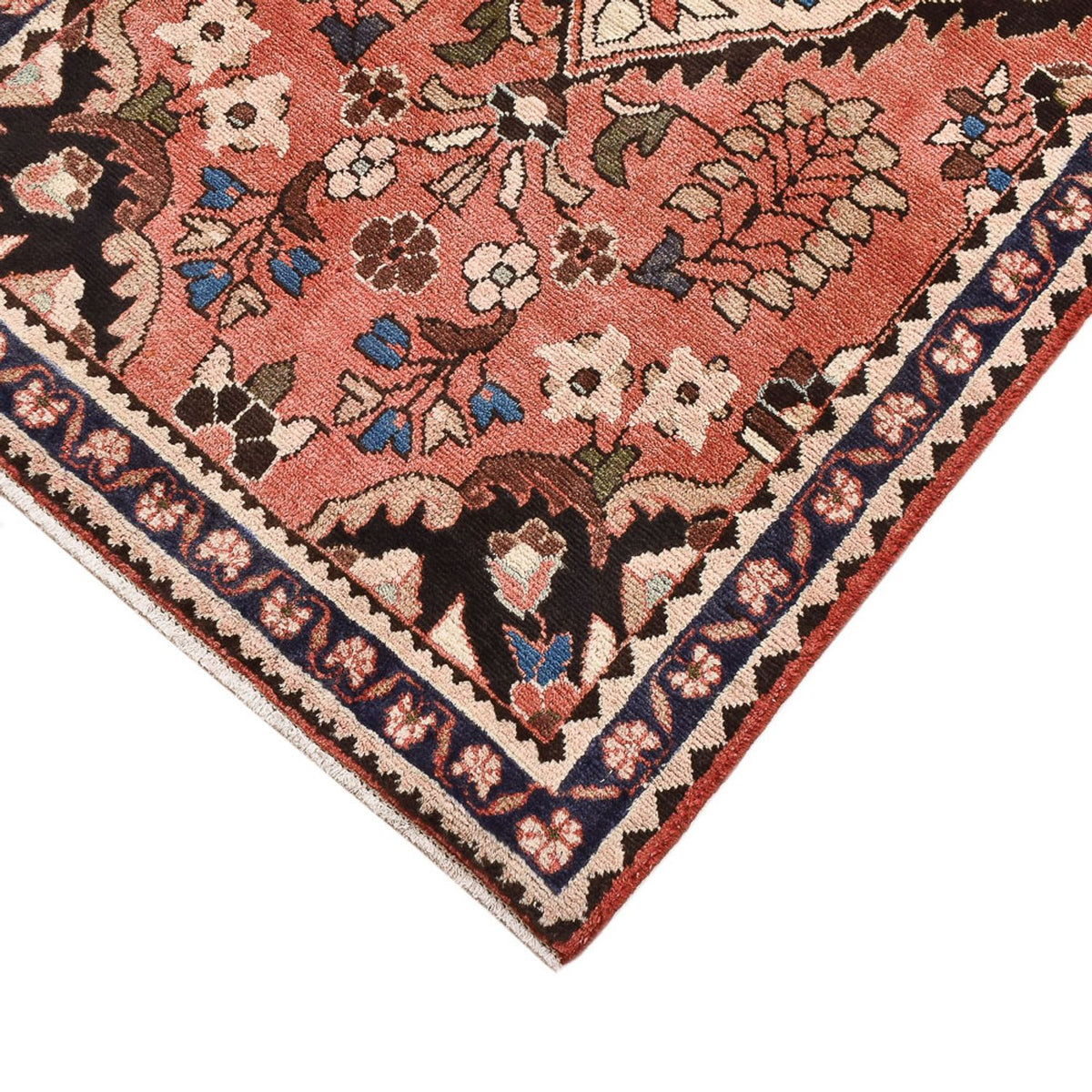 Persisk tæppe - Nomadisk - 153 x 79 cm - lysrød