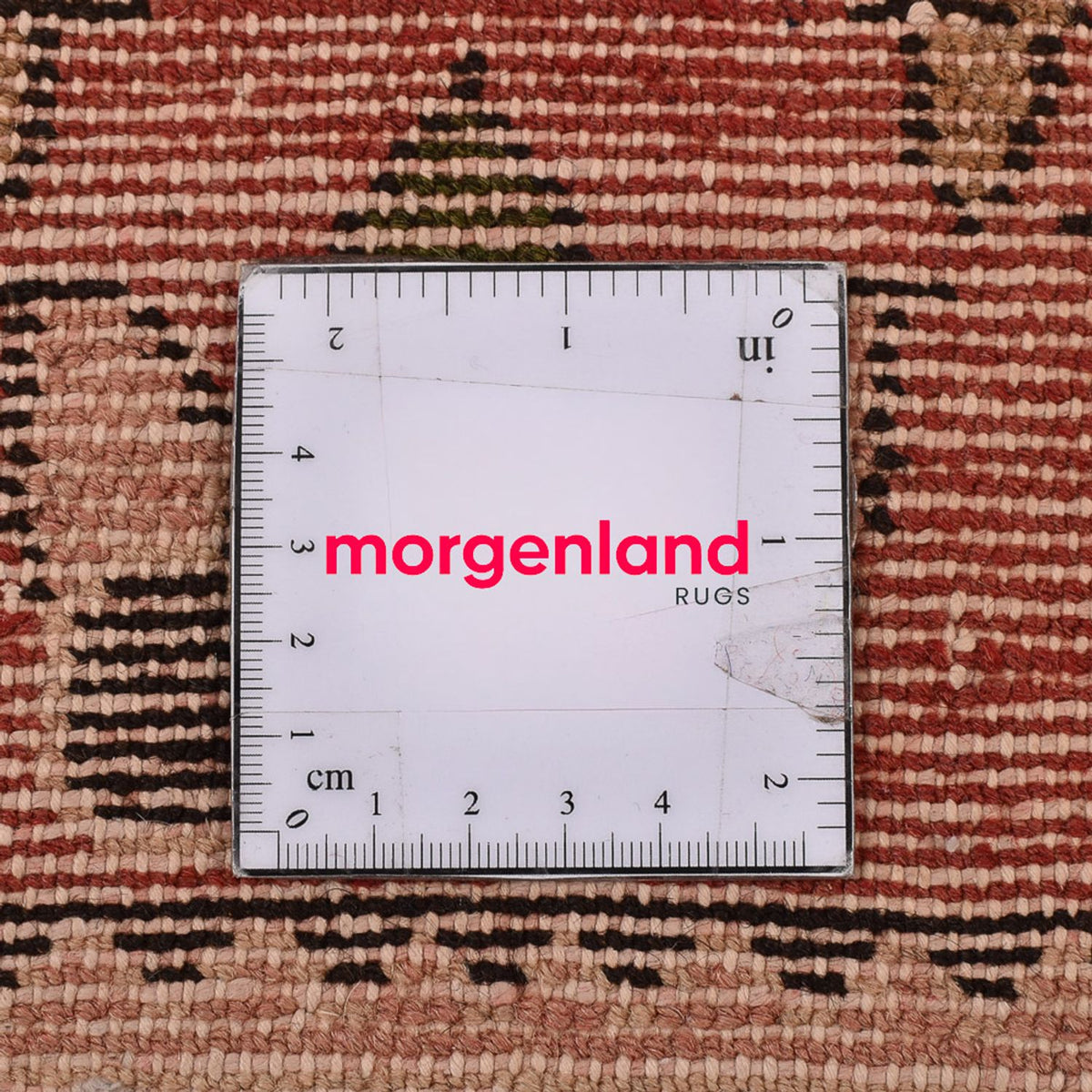 Persisk tæppe - Nomadisk - 153 x 79 cm - lysrød