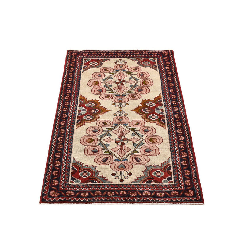 Persisk tæppe - Nomadisk - 128 x 68 cm - beige