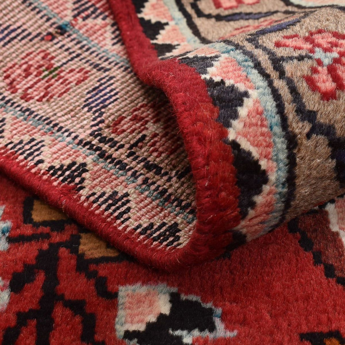 Persisk tæppe - Nomadisk - 128 x 60 cm - rød