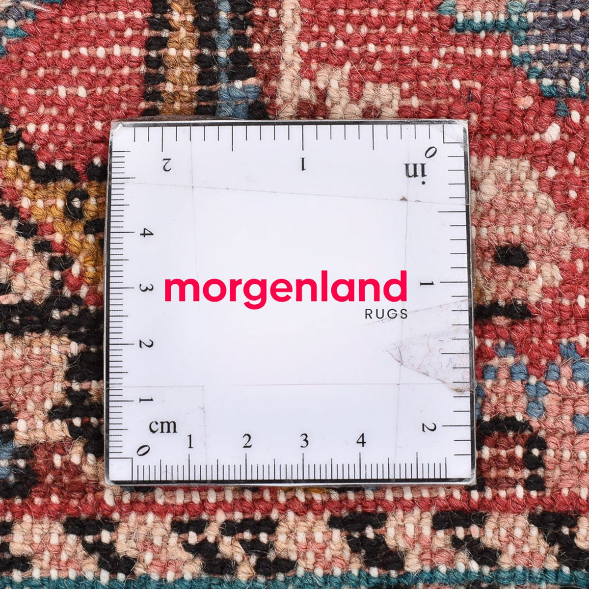 Persisk tæppe - Nomadisk - 107 x 70 cm - lysrød