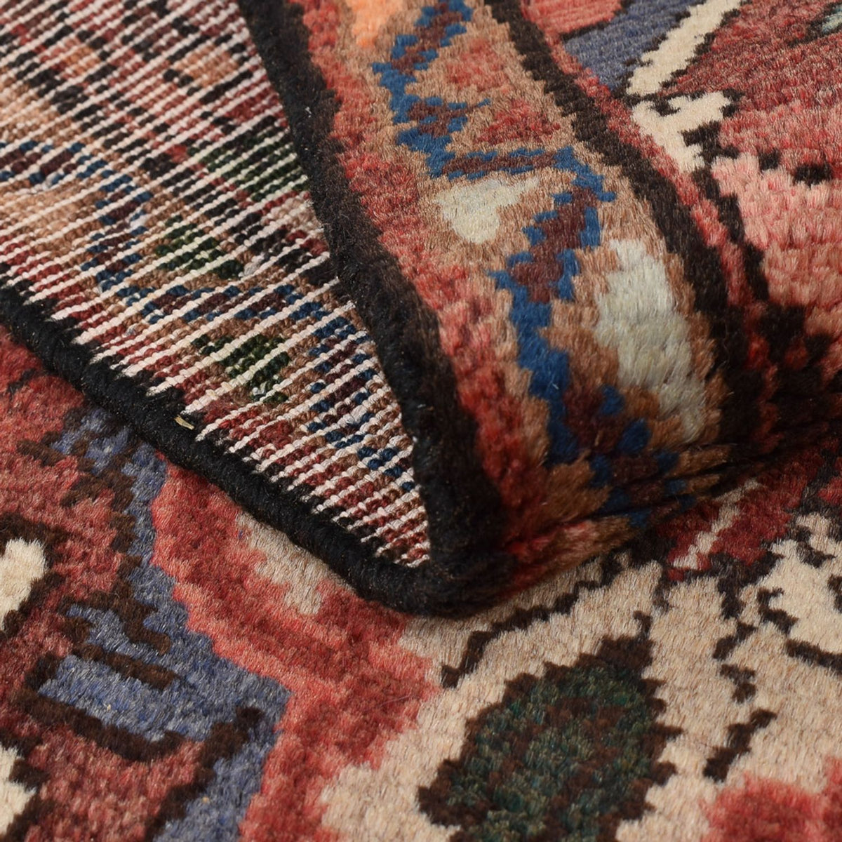 Persisk tæppe - Nomadisk - 153 x 75 cm - rød