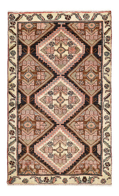 Persisk tæppe - Nomadisk - 120 x 70 cm - lys beige
