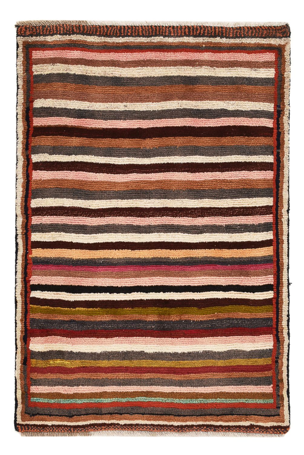 Gabbeh-tæppe - Persisk - 109 x 73 cm - flerfarvet