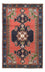 Persisk tæppe - Nomadisk - 123 x 76 cm - lysrød