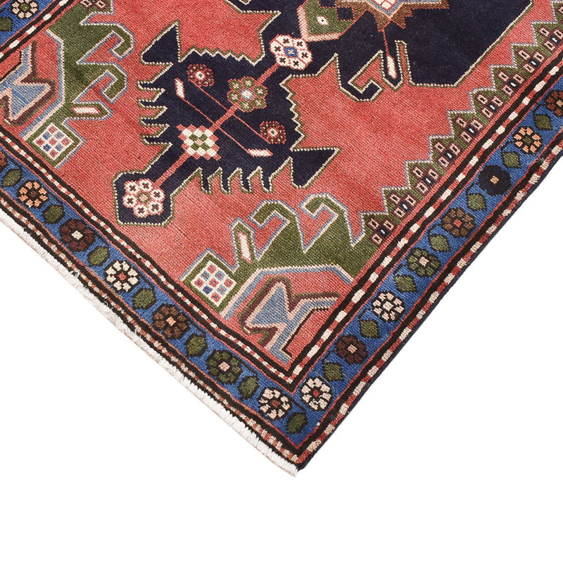 Persisk tæppe - Nomadisk - 123 x 76 cm - lysrød
