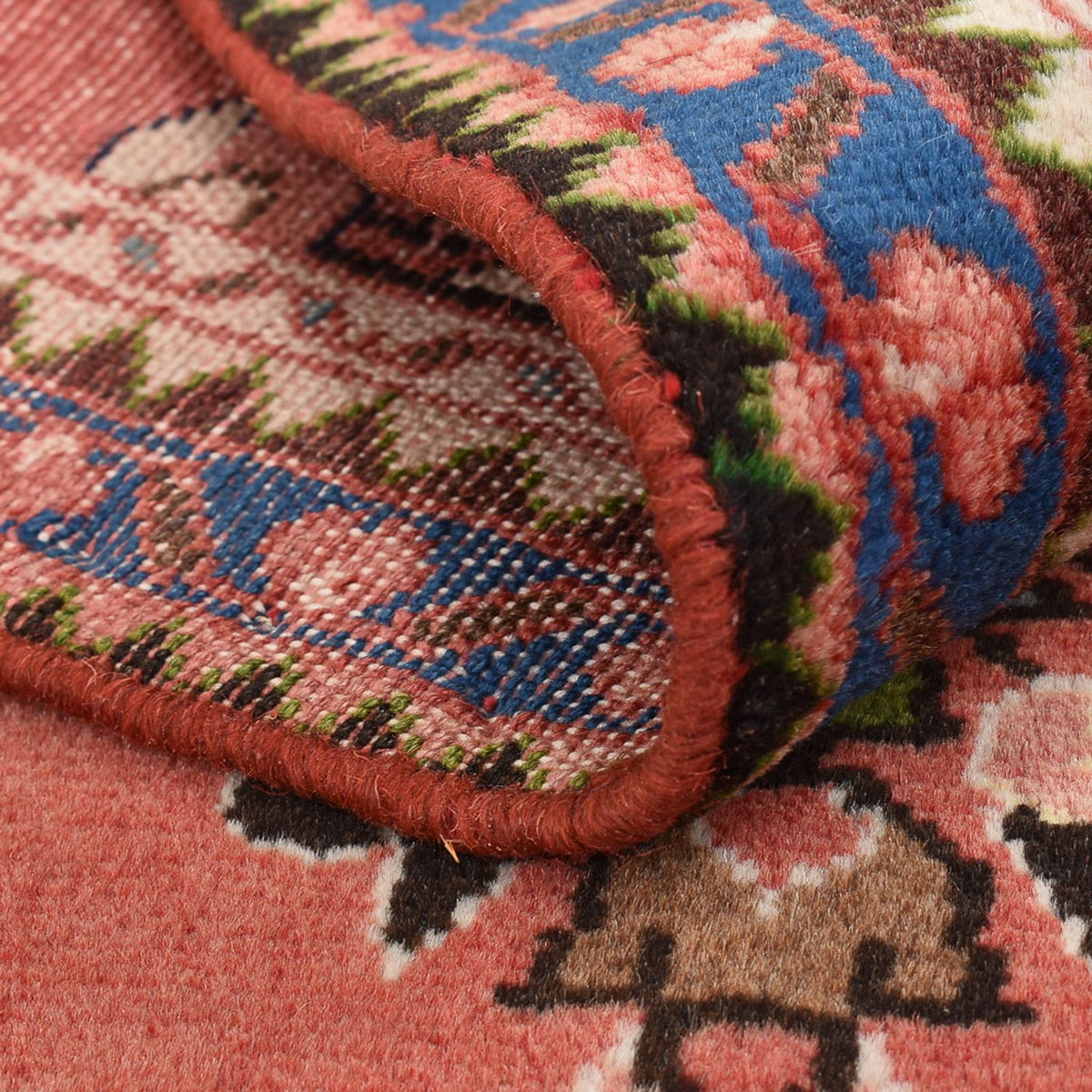 Persisk tæppe - Nomadisk - 110 x 67 cm - lysrød