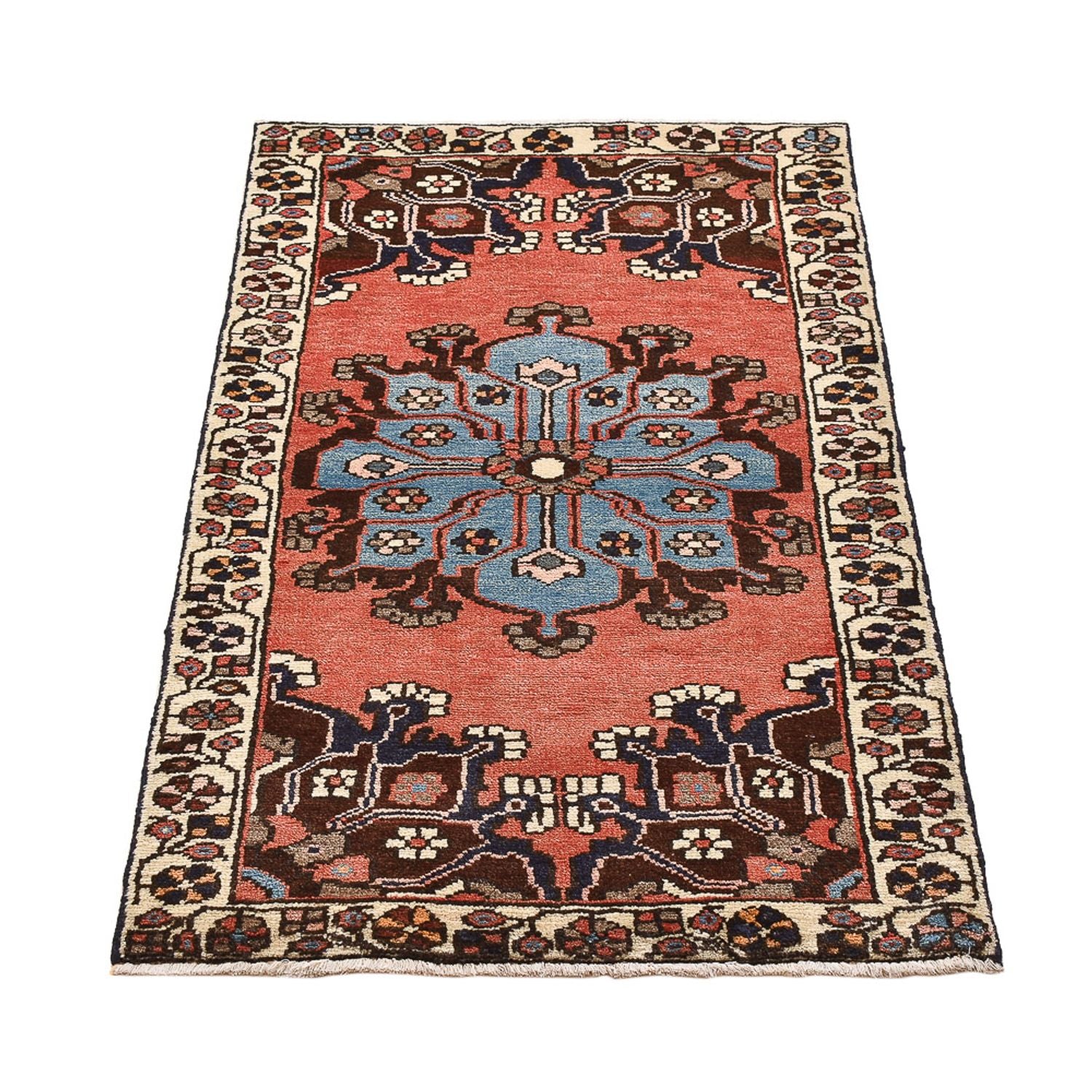 Persisk tæppe - Classic - 120 x 65 cm - lysrød