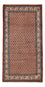 Persisk tæppe - Mir - 139 x 68 cm - mørkerød
