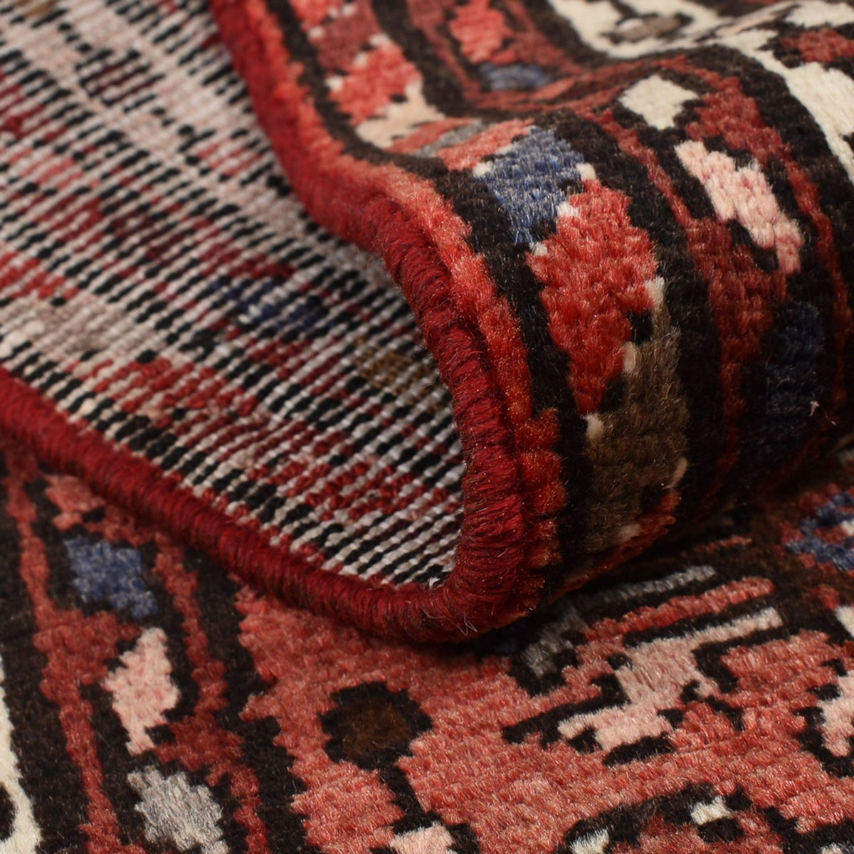 Persisk tæppe - Nomadisk - 140 x 64 cm - lysrød