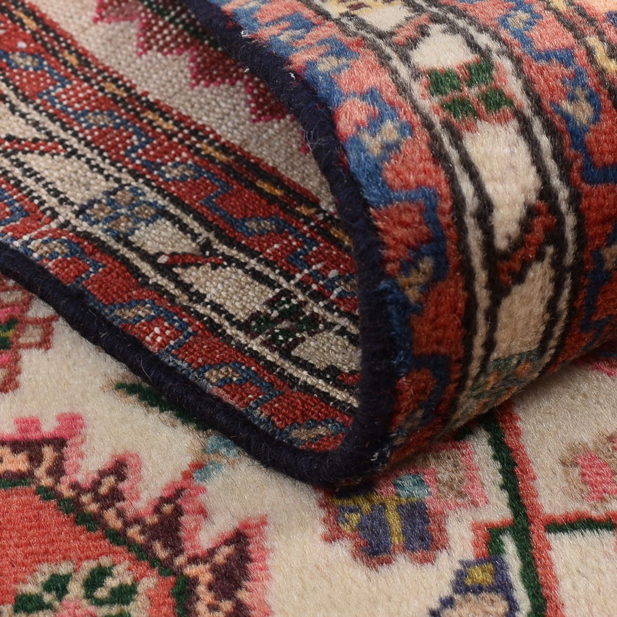 Persisk tæppe - Nomadisk - 113 x 76 cm - lysrød