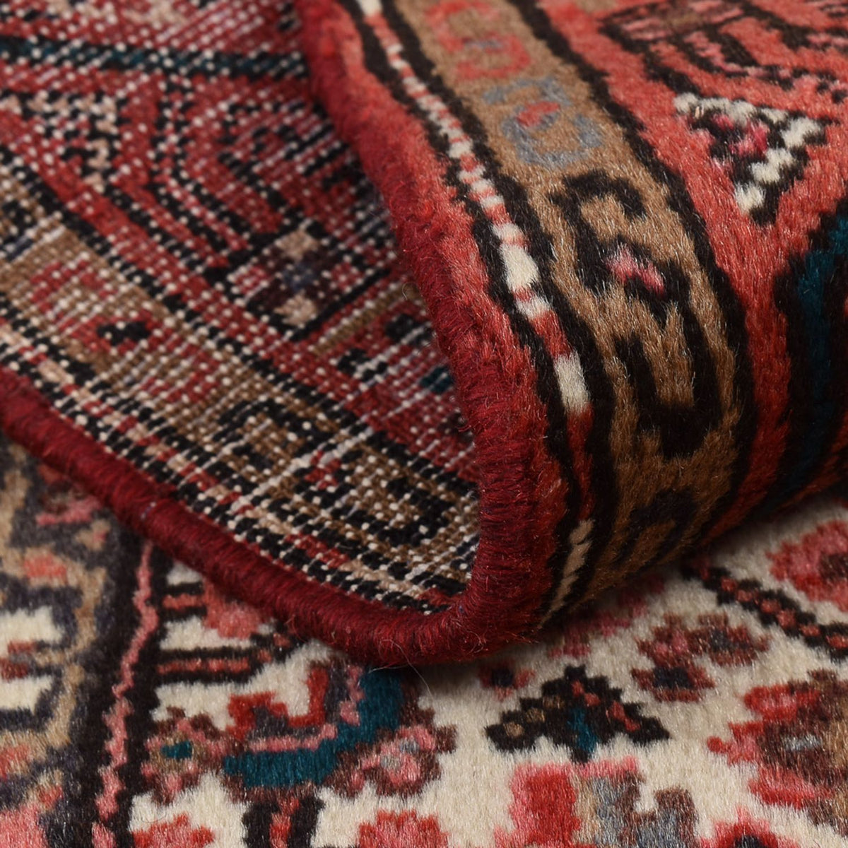 Persisk tæppe - Nomadisk - 120 x 73 cm - lysrød