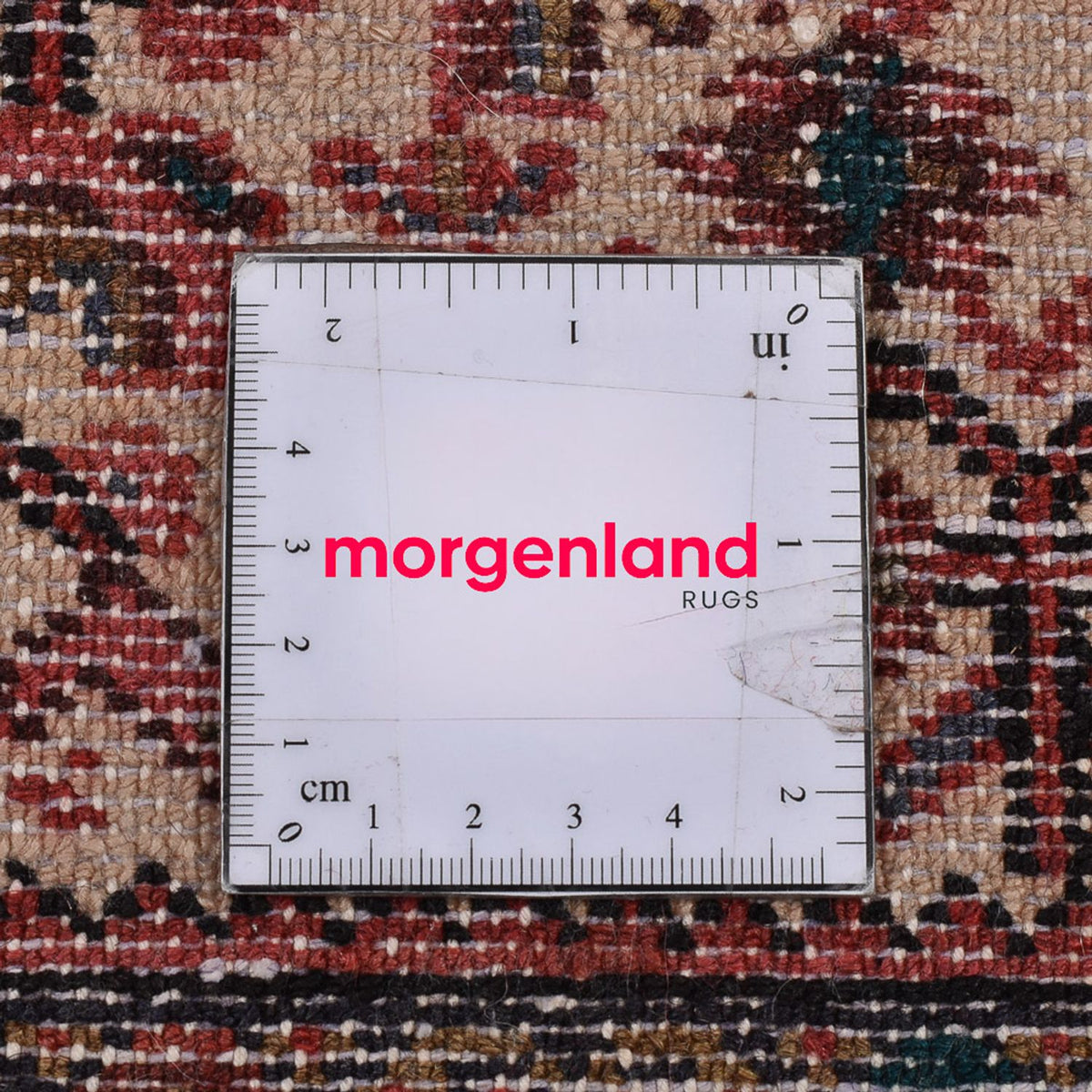 Persisk tæppe - Nomadisk - 120 x 73 cm - lysrød