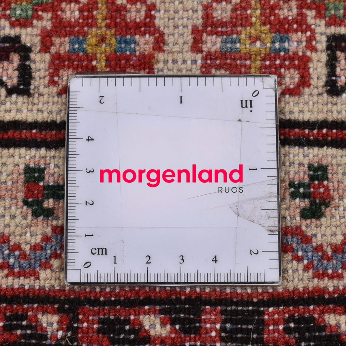 Persisk tæppe - Nomadisk - 132 x 68 cm - lysrød