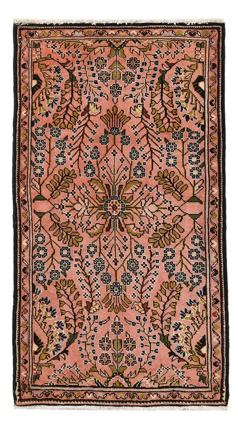 Persisk tæppe - Nomadisk - 122 x 67 cm - lysrød