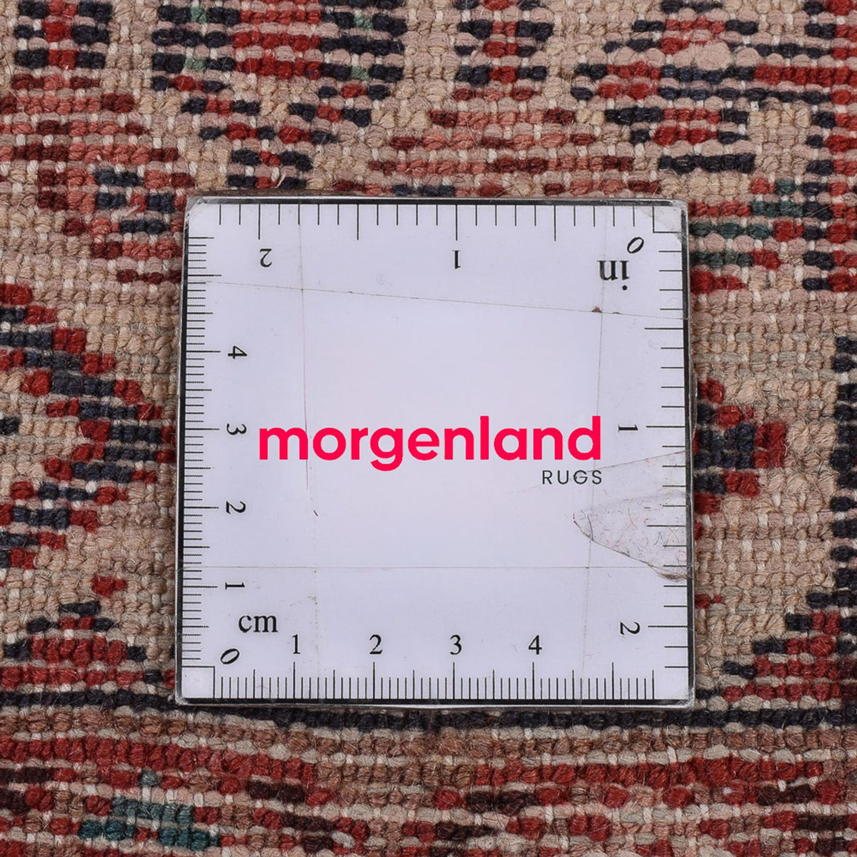 Persisk tæppe - Nomadisk - 142 x 73 cm - lysrød