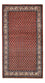Persisk tæppe - Mir - 132 x 69 cm - mørkerød