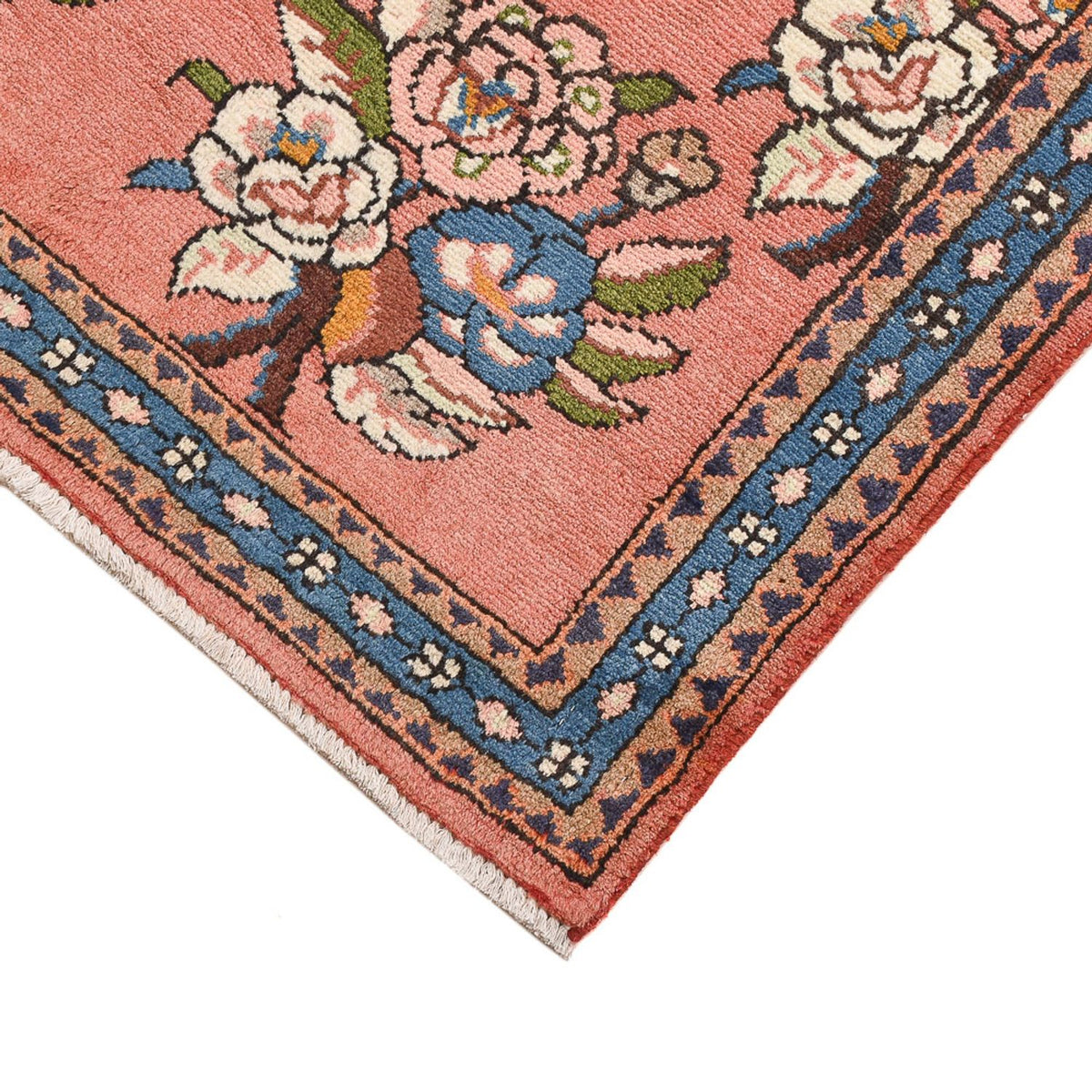 Persisk tæppe - Nomadisk - 110 x 79 cm - lysrød