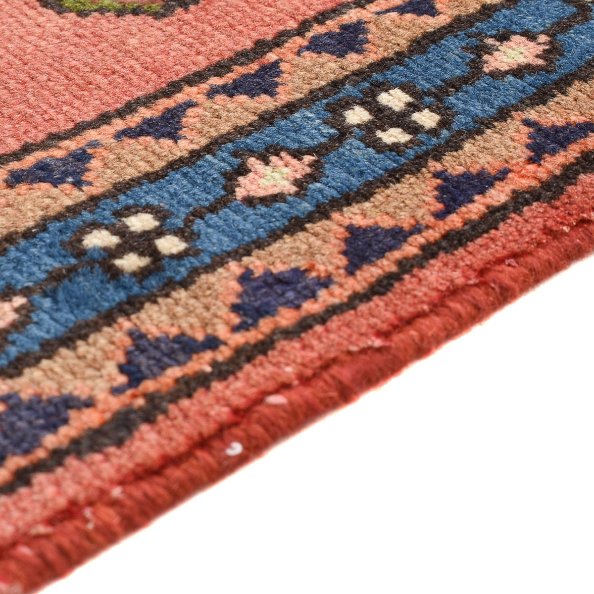 Persisk tæppe - Nomadisk - 110 x 79 cm - lysrød