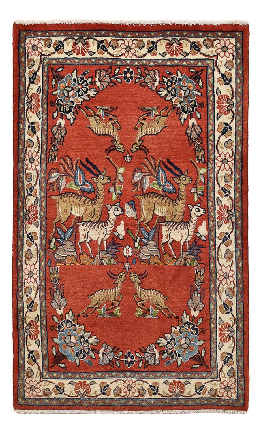 Persisk tæppe - Classic - 122 x 74 cm - rød