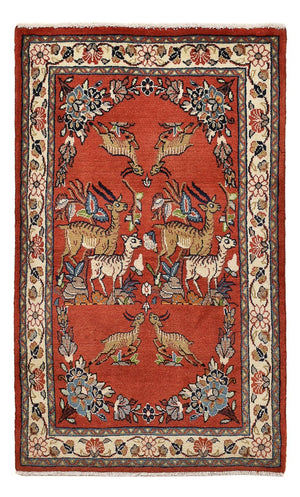 Persisk tæppe - Classic - 122 x 74 cm - rød