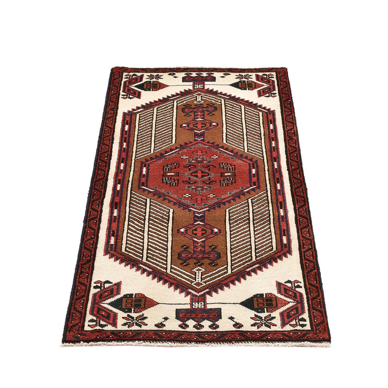 Persisk tæppe - Tabriz - 140 x 69 cm - flerfarvet