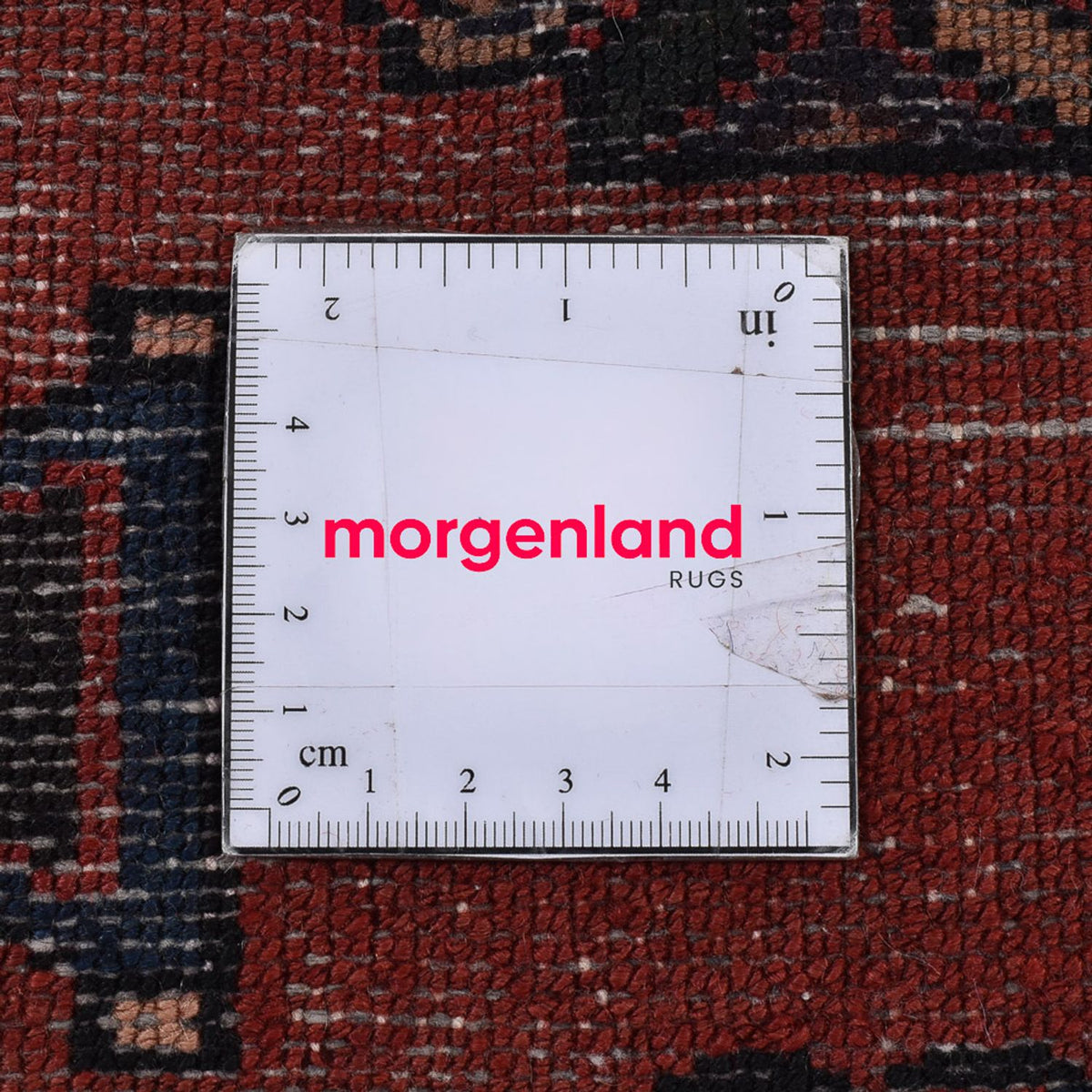 Persisk tæppe - Nomadisk - 127 x 77 cm - lysrød