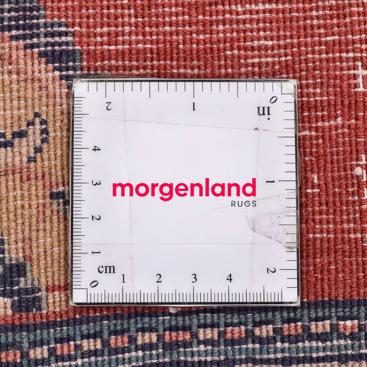 Persisk tæppe - Nomadisk - 74 x 60 cm - rød