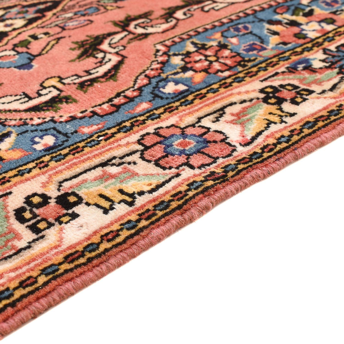 Persisk tæppe - Nomadisk - 97 x 65 cm - lysrød