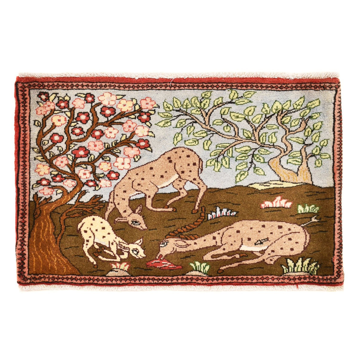 Persisk tæppe - Nomadisk - 67 x 45 cm - flerfarvet