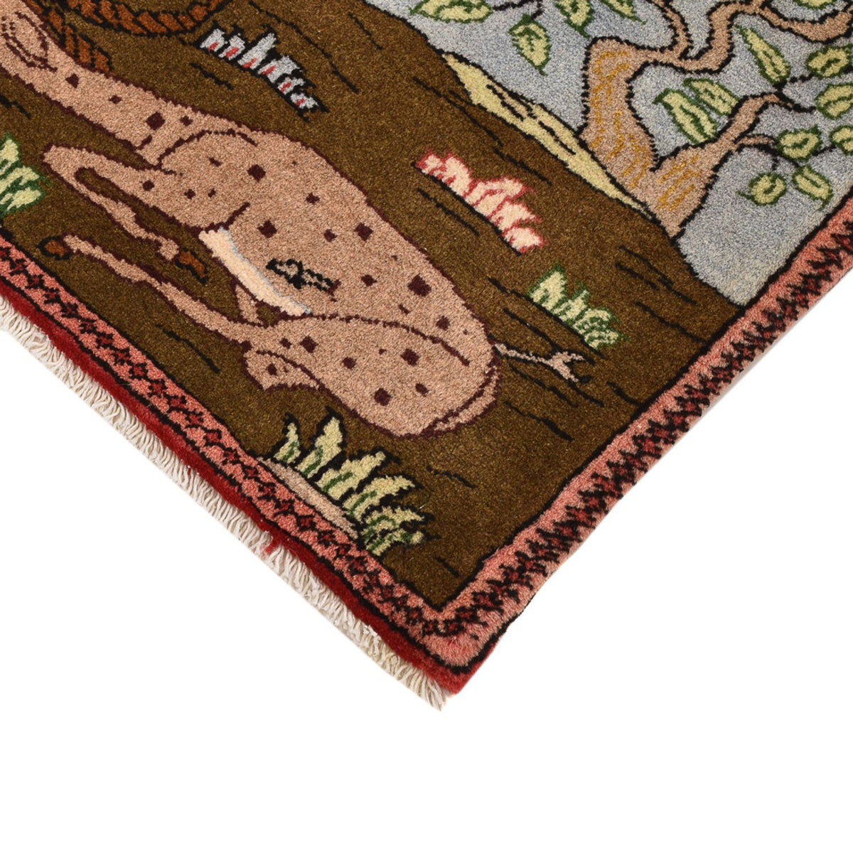 Persisk tæppe - Nomadisk - 67 x 45 cm - flerfarvet