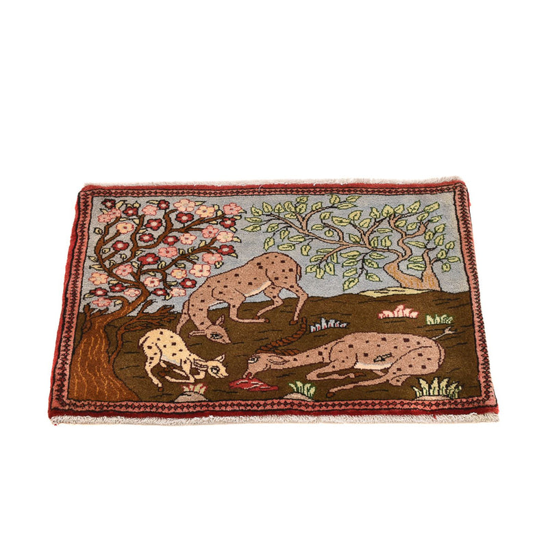 Persisk tæppe - Nomadisk - 67 x 45 cm - flerfarvet