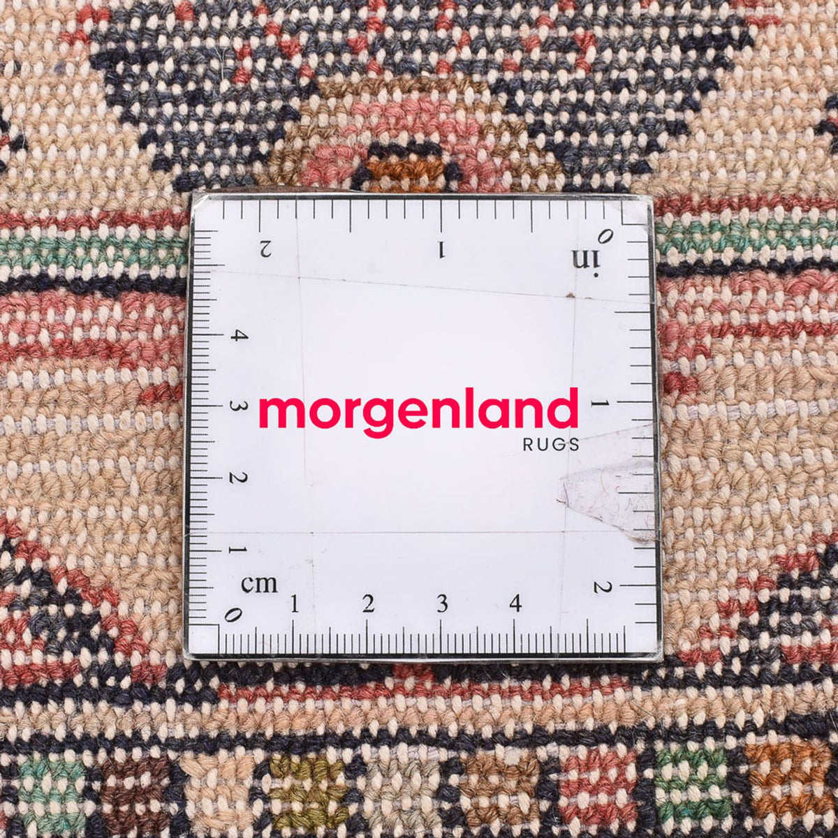 Persisk tæppe - Nomadisk - 75 x 60 cm - flerfarvet