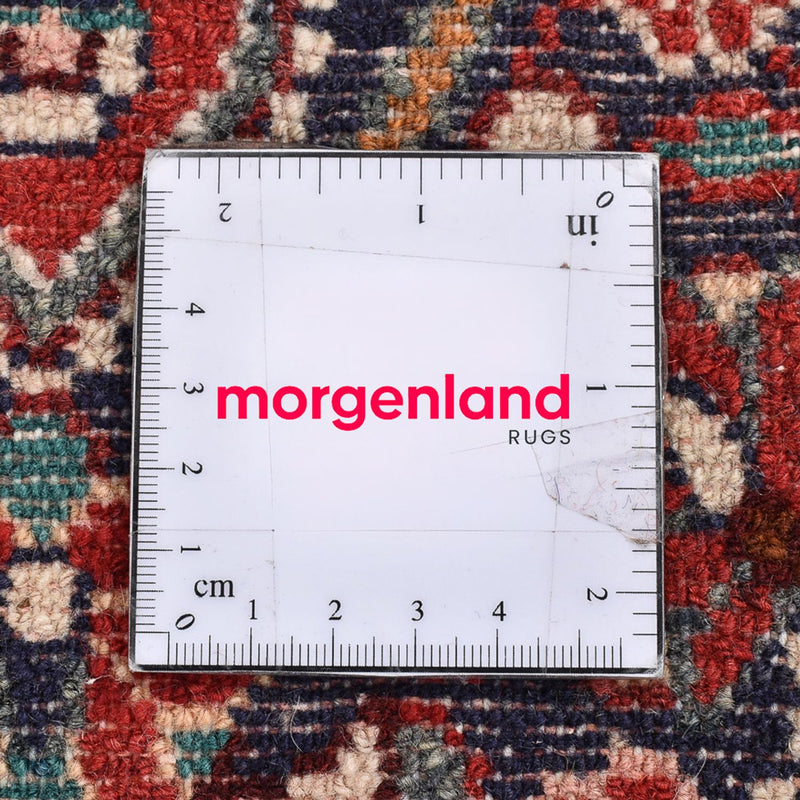 Persisk tæppe - Nomadisk - 90 x 53 cm - mørkerød