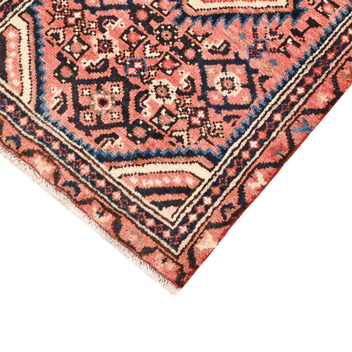 Persisk tæppe - Nomadisk - 92 x 55 cm - lysrød