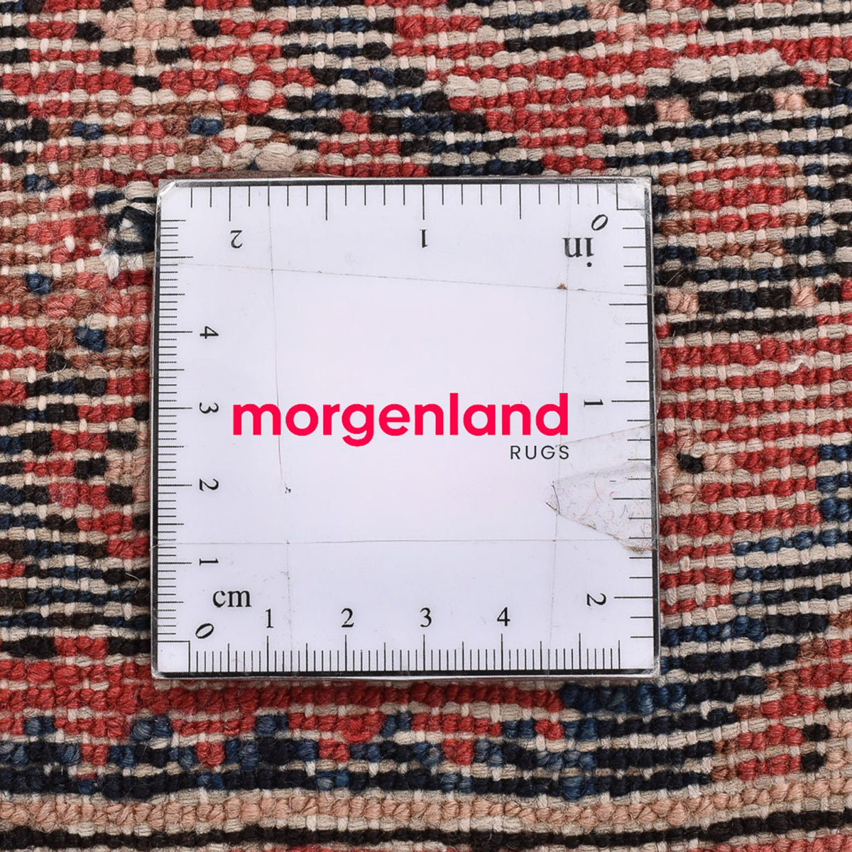 Persisk tæppe - Nomadisk - 92 x 55 cm - lysrød