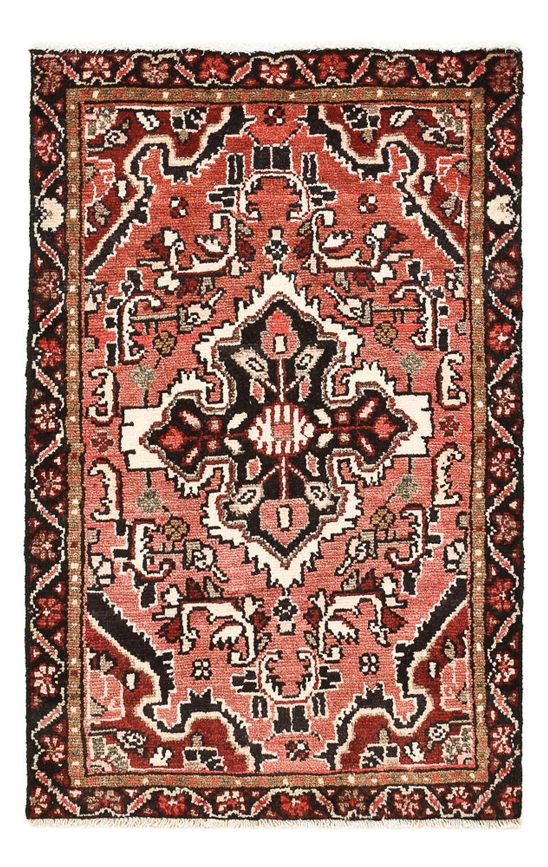 Persisk tæppe - Nomadisk - 93 x 59 cm - lysrød