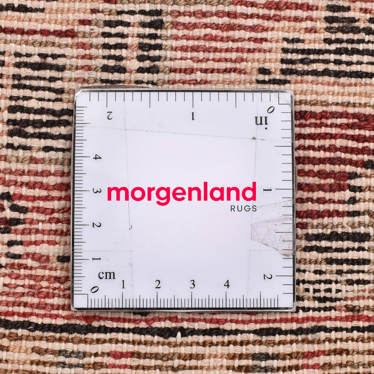 Persisk tæppe - Nomadisk - 93 x 59 cm - lysrød