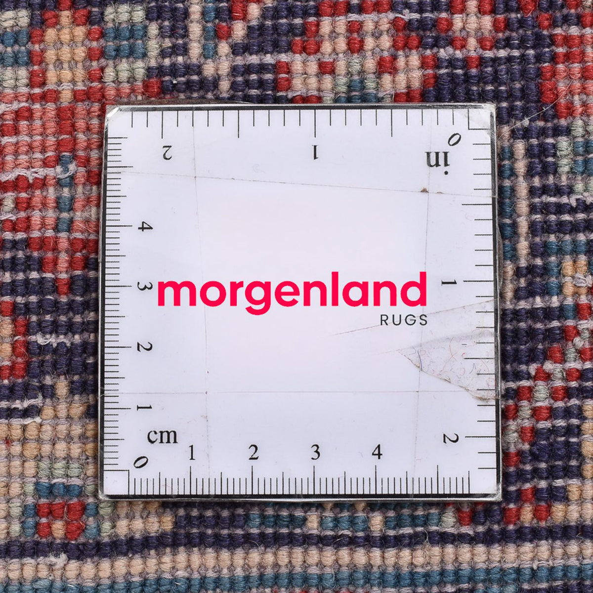 Persisk tæppe - Nomadisk firkantet  - 65 x 60 cm - flerfarvet