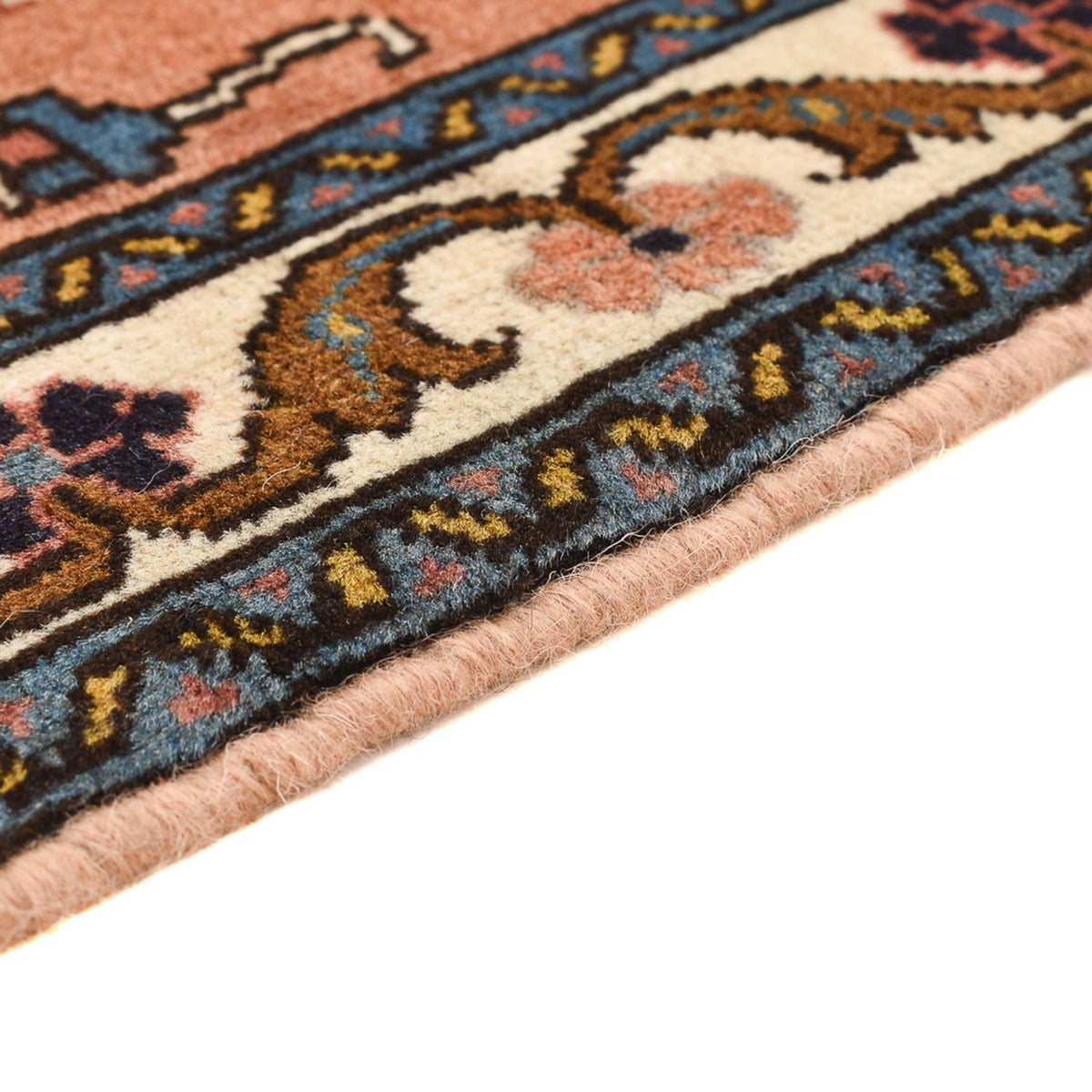 Persisk tæppe - Nomadisk - 95 x 68 cm - lysrød