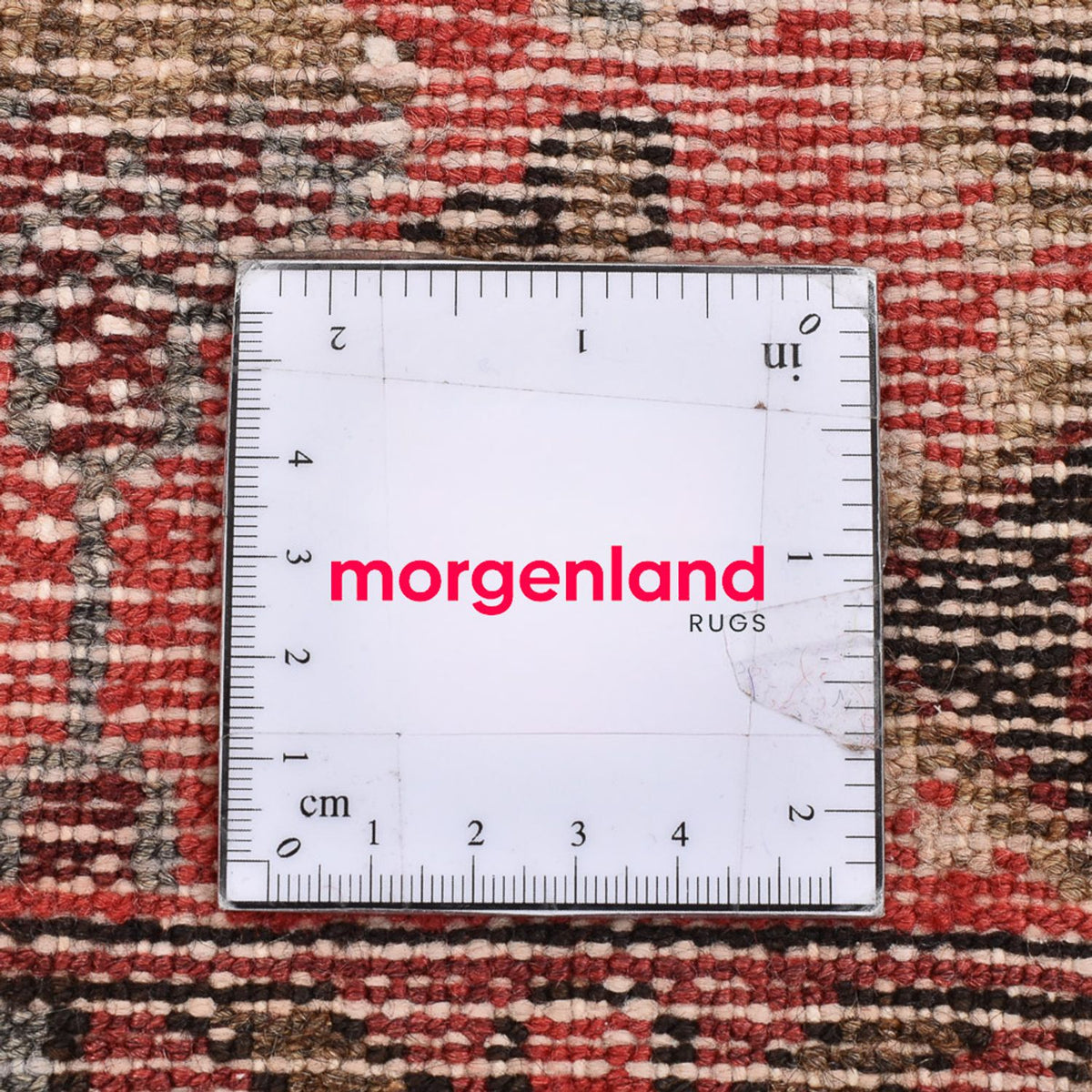 Persisk tæppe - Nomadisk - 100 x 62 cm - lysrød