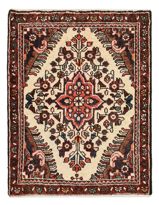 Persisk tæppe - Nomadisk - 77 x 60 cm - lys beige