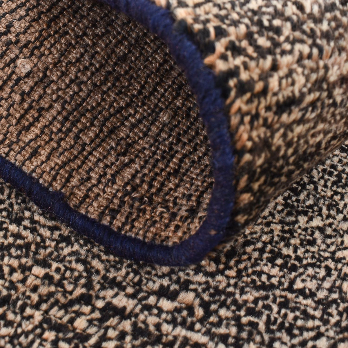 Persisk tæppe - Nomadisk firkantet  - 80 x 37 cm - mørk beige